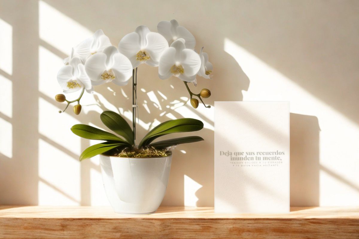 Bono de Orquideas Deja que sus Recuerdos